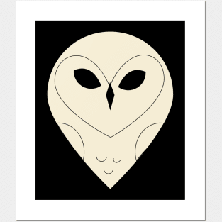 Minimal Owl Art Posters and Art